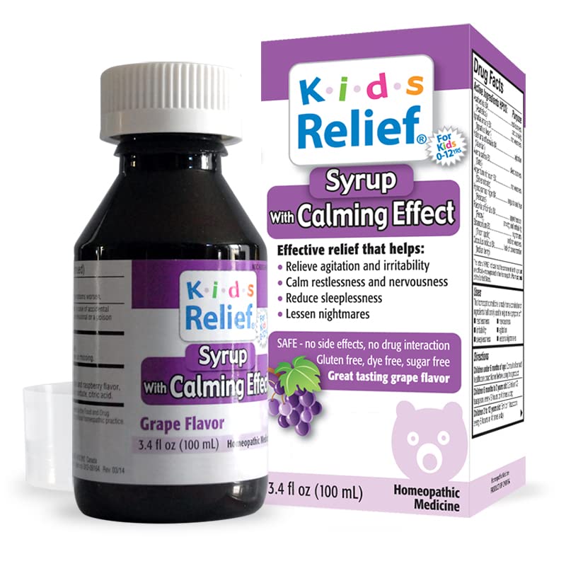 Kids Relief Calming Syrup for Kids 0-12 Years - 3.4 oz