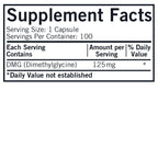 Kirkman DMG (Dimethylglycine) 125 mg - 100 Capsules - image 2