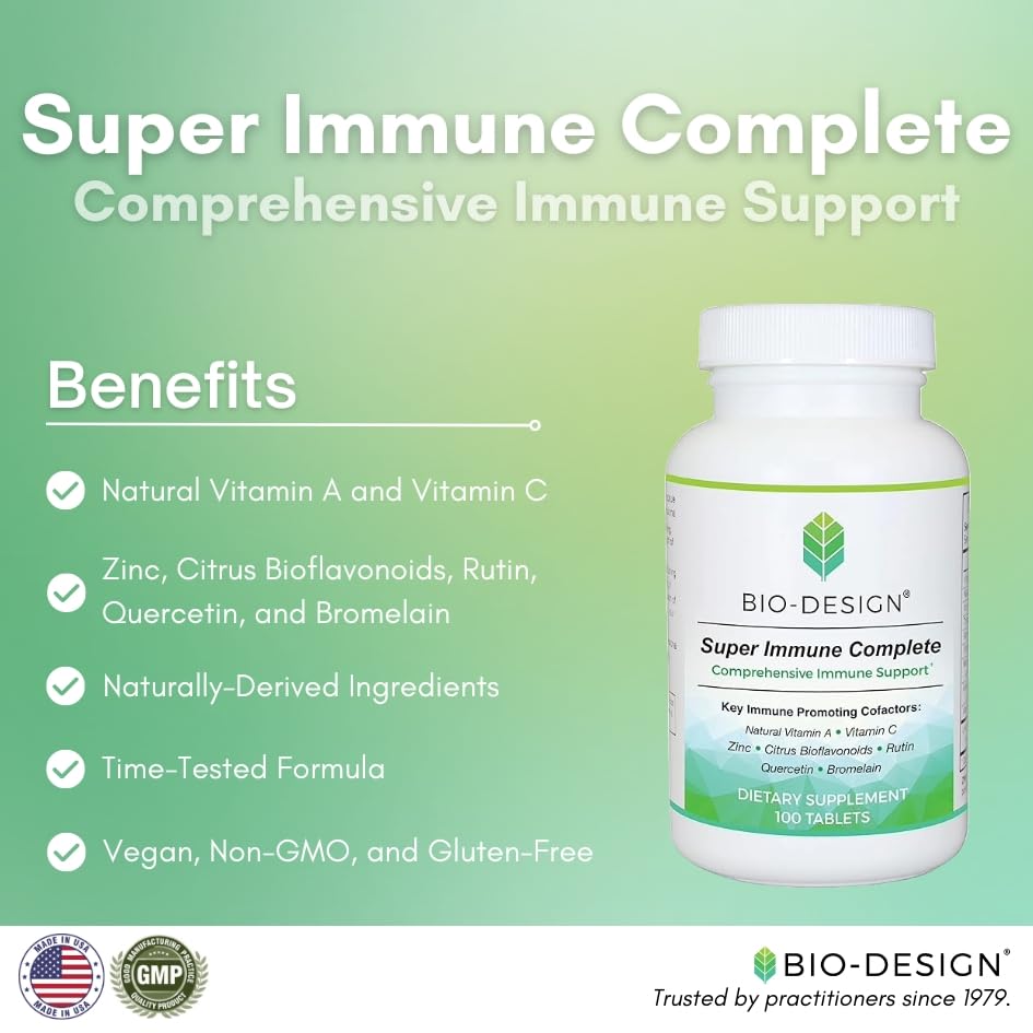 Bio-Design Super Immune Complete Immune Support - 100 Tablets - image 2