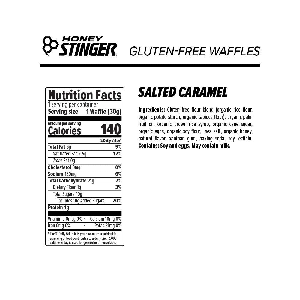 Honey Stinger Organic Gluten Free Waffle Salted Caramel - 16 Count - image 2