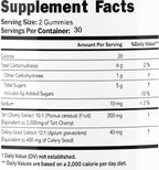 Katherine & Clark Tart Cherry Gold Montmorency Gummies - 60 Count - image 2