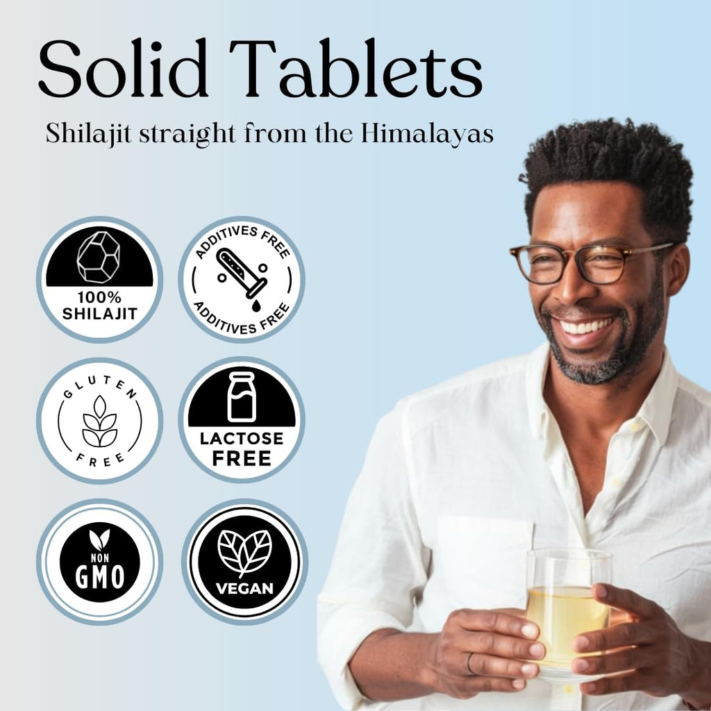 Pure Himalayan Shilajit Tablets 200mg - 90 Count - image 5