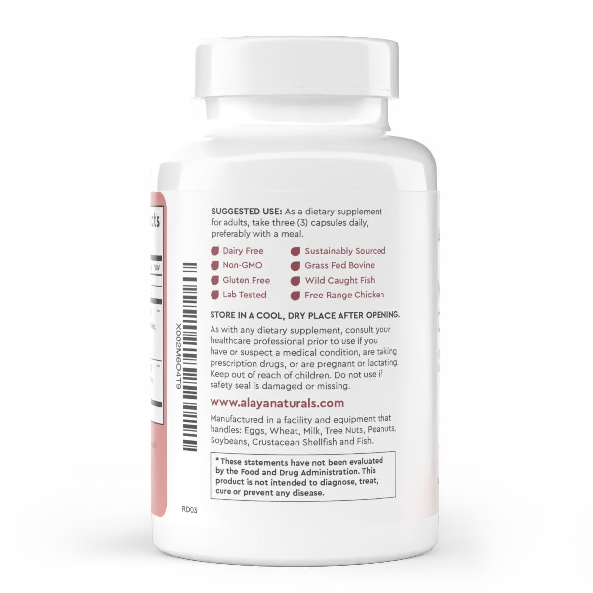 Alaya Naturals Multi Collagen 5 Types Capsules - 120 Count - image 3
