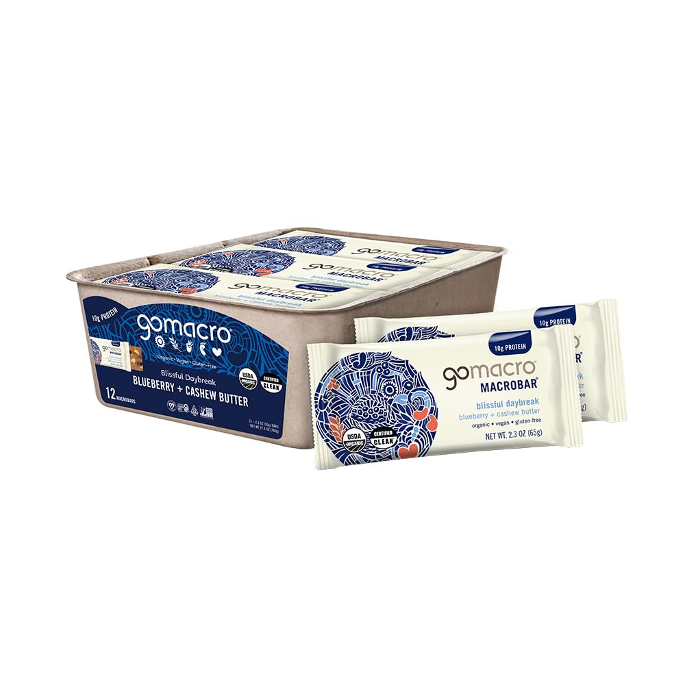 GoMacro MacroBar Organic Vegan Protein Bars