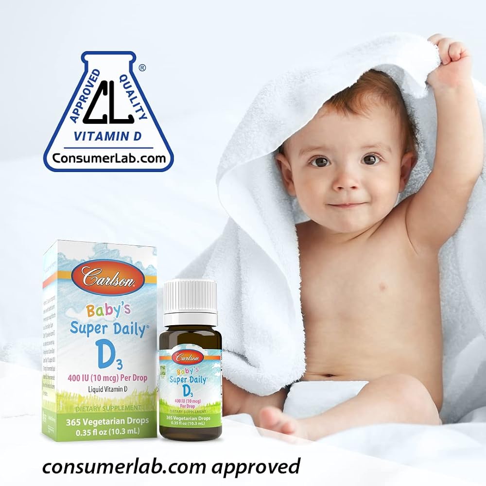 Carlson Baby's Super Daily D3 Vitamin D Drops - 90 Drops - image 2