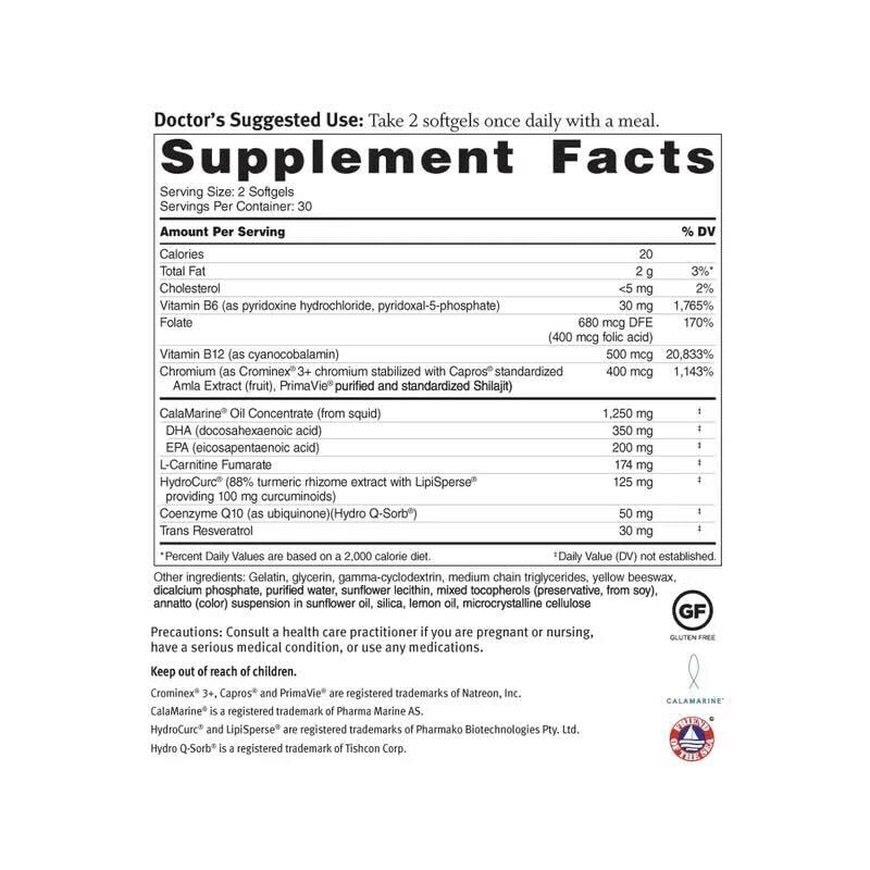 Dr. Sinatra Omega Q Plus Resveratrol and Turmeric - image 2