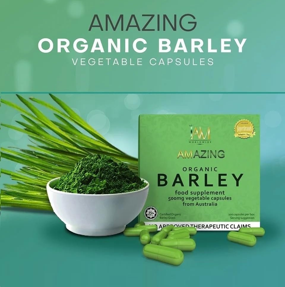 Generic Organic Barley Grass Capsules from Australia - 100 Capsules - image 3