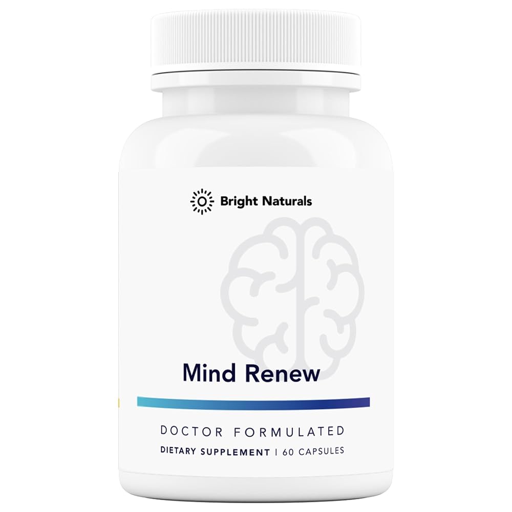 Bright Naturals Mind Renew - Brain Supplements for Memory and Focus