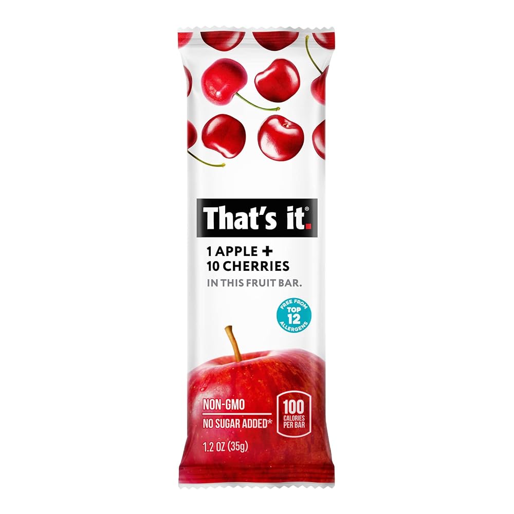That's it. Apple + Cherry 100% Natural Fruit Bar - 12 Pack - image 2
