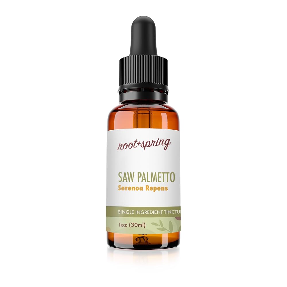 root + spring Saw Palmetto Berry Herbal Tincture - 1 fl oz
