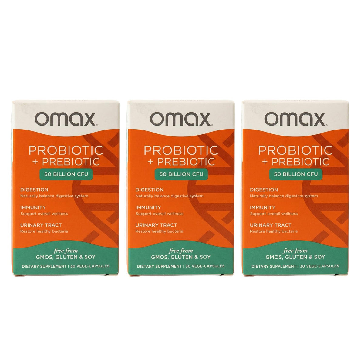 Omax3 Probiotic & Prebiotic 50B CFU - 90 Capsules