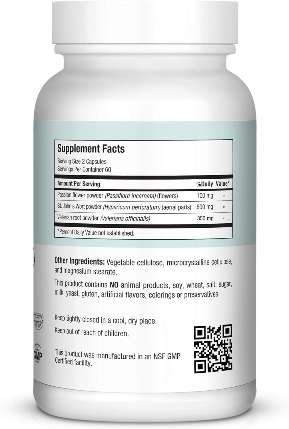 Maxi Health Stress Relief Supplement with L-Theanine - 120 Capsules - image 2