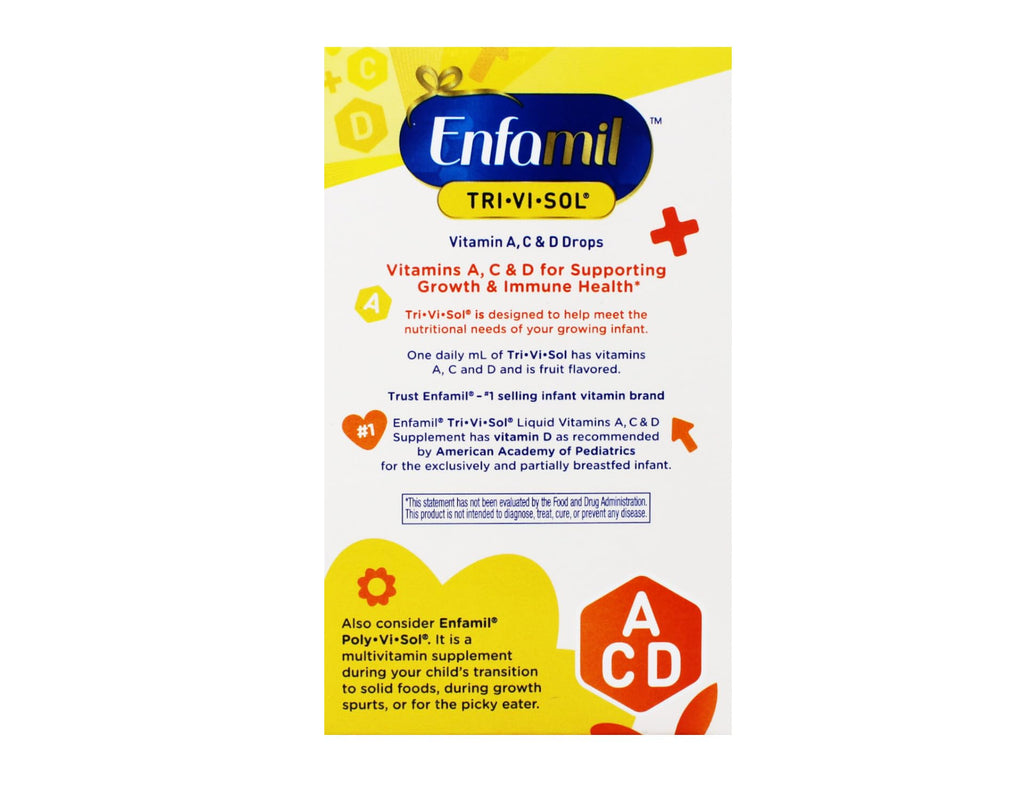 Enfamil Tri-Vi-Sol Supplement Drops Vitamins A, D & C - 1.66 fl oz - image 5