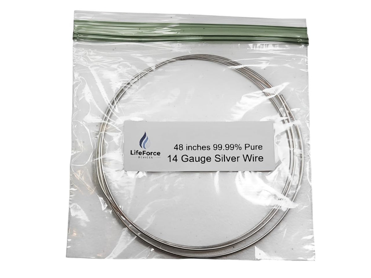 LifeForce Devices Colloidal Silver Generator Wires 9999 Pure 14 Gauge