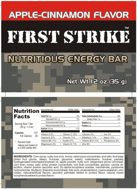 EPIDEMIC PROOF Mini First Strike Energy Bars