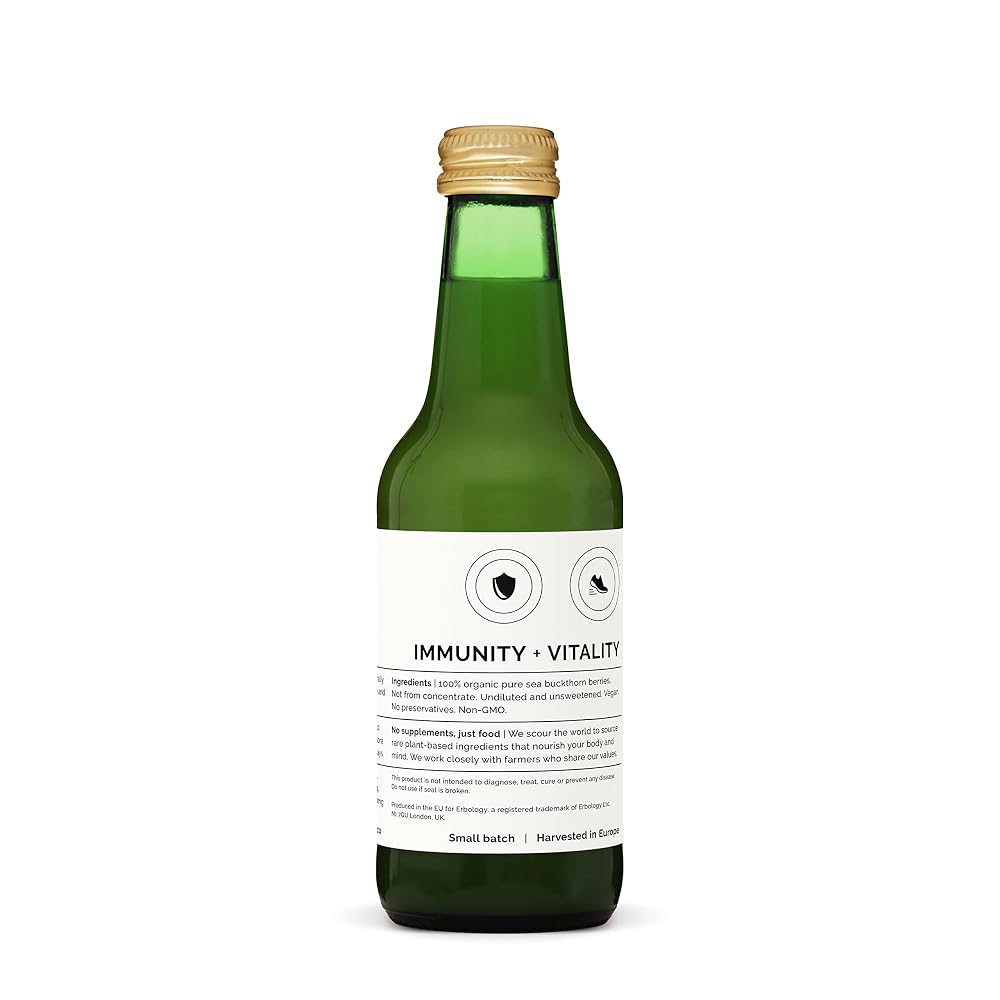 Erbology 100% Organic Sea Buckthorn Juice - 250ml (Box of 6) - image 7