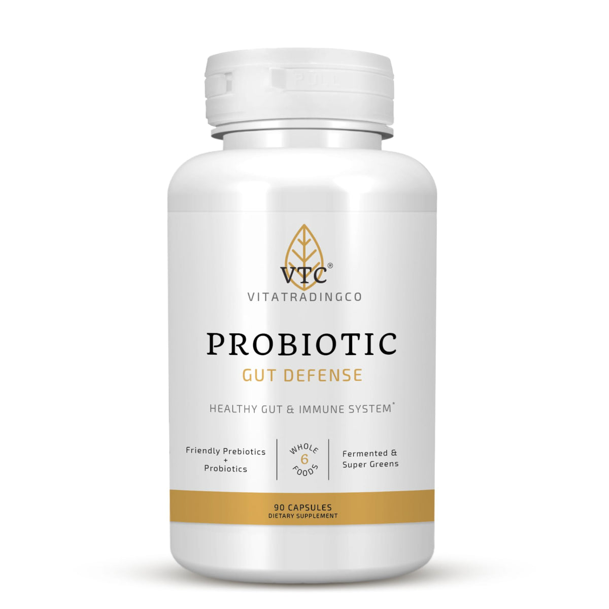 VTC Probiotic Gut Defense - 90 Vegetable Capsules