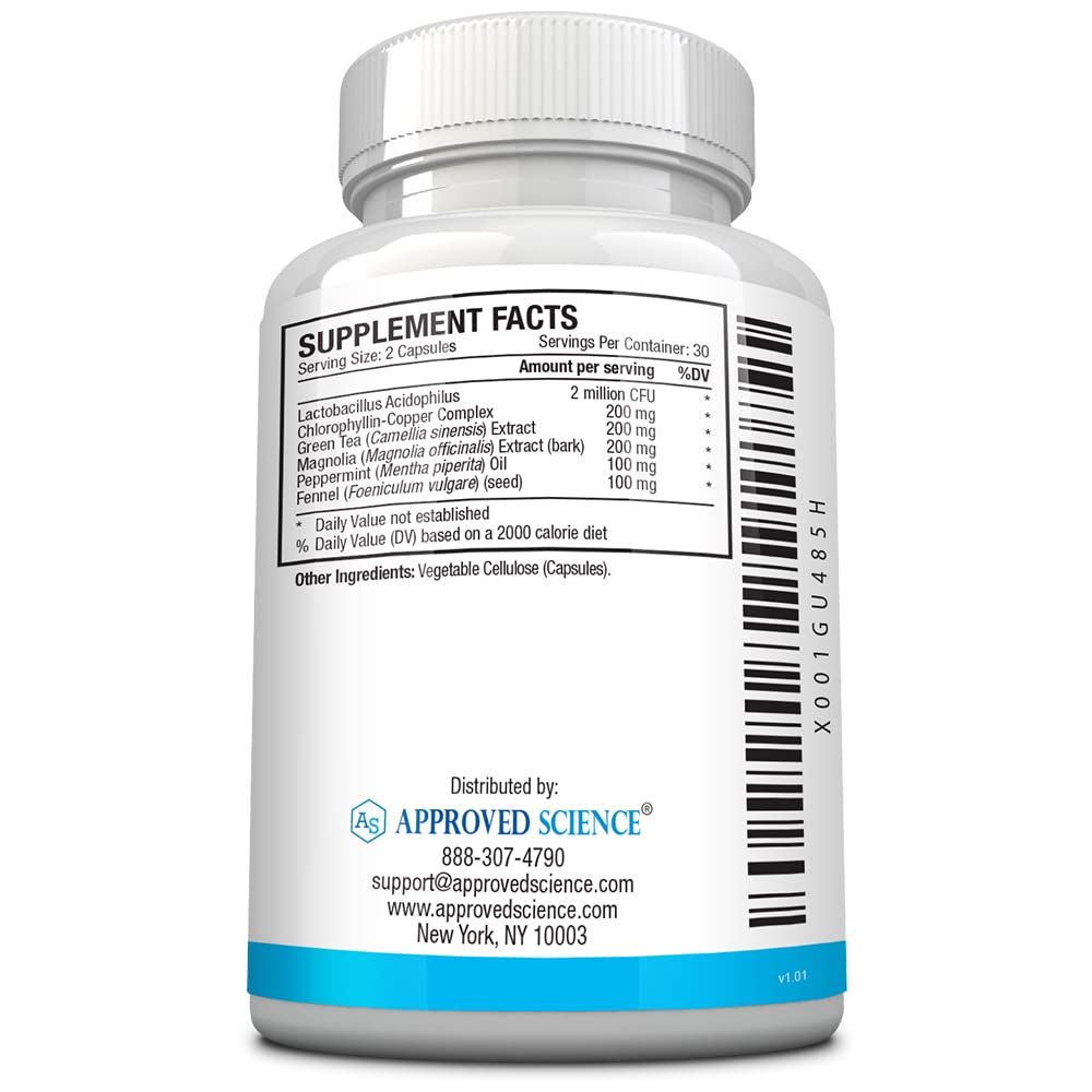 Approved Science Odorol Deodorizing Capsules - 180 Capsules - image 3