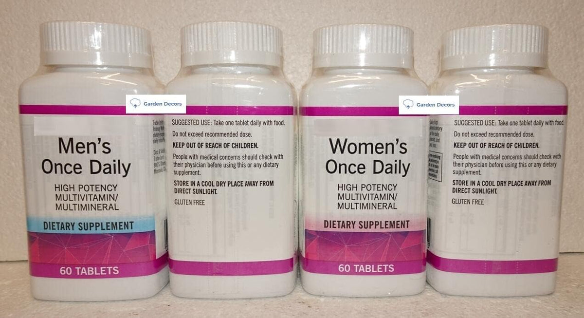 Trader Joe's Men & Women Once Daily High Potency Multivitamin - 60 Tablets - image 2