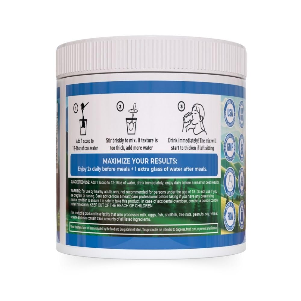 Grow Young Fitness Slim Fiber Powder Strawberry - 30 Servings - image 2