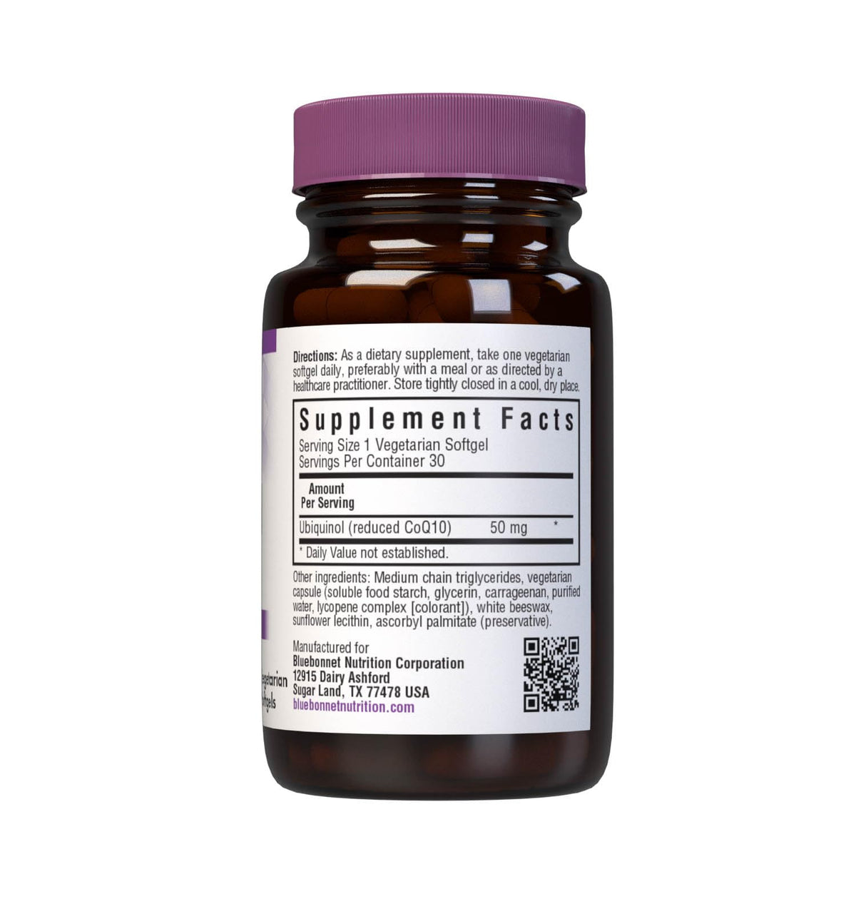 BlueBonnet Cellular Active CoQ10 Ubiquinol 50 mg - 30 Softgels - image 2