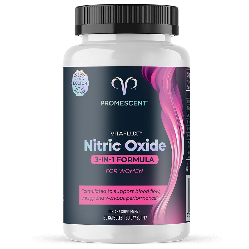 Promescent VitaFLUX Women's Nitric Oxide Booster - 180 Capsules