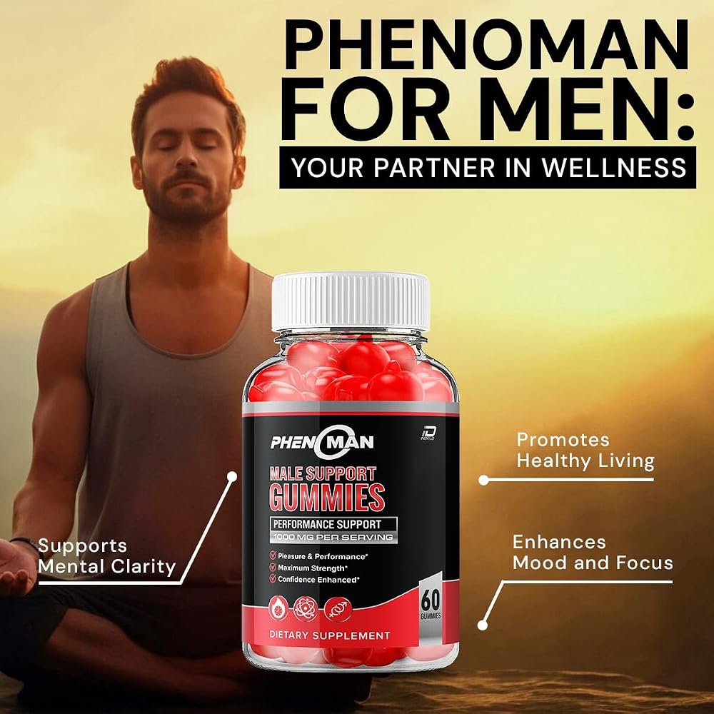 Indelo Phenoman for Men Gummies Muscle Growth Support - 180 Gummies - image 4