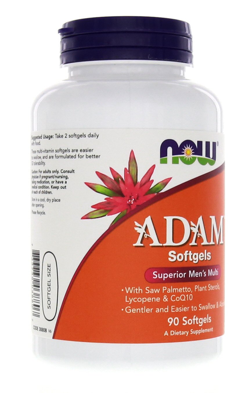 Now Foods Adam Men's Multiple Vitamin - 180 Softgels - image 8