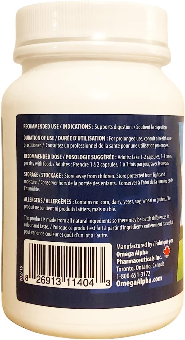 NewRoots Omega Alpha Multi-Zyme Digestive Enzyme - 180 Capsules - image 6