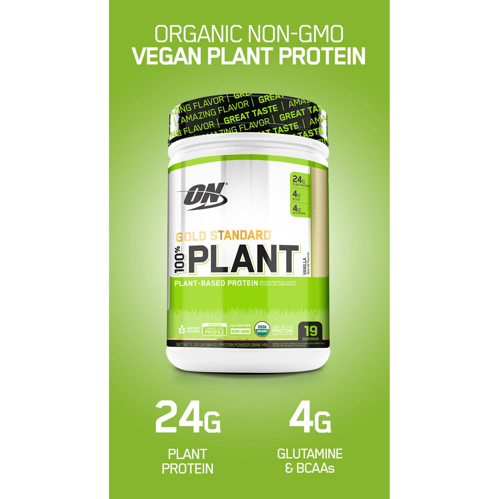 Optimum Nutrition Gold Standard Plant-Based Protein Powder Chocolate - 1.59 lb - image 3