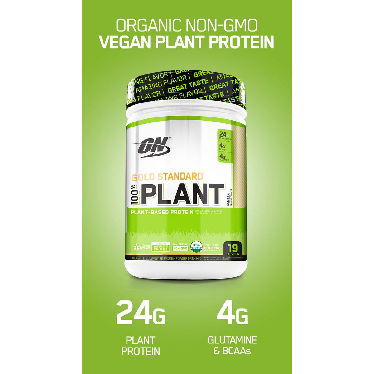 Optimum Nutrition Gold Standard Plant-Based Protein Powder Chocolate - 1.59 lb - image 3