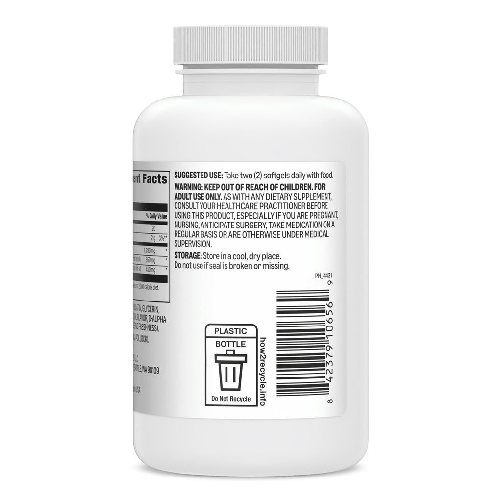 Amazon Basics Super Omega-3 with EPA & DHA - 120 Softgels - image 6