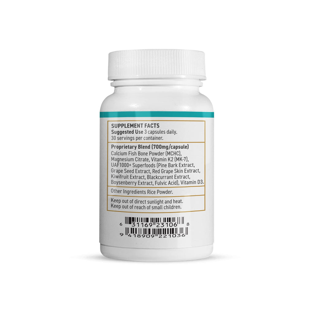 TURNER Calcium Plus with Magnesium, Vitamins K2 & D3 - 90 Capsules - image 2