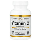 California Gold Nutrition Vitamin C Quali-C 1000 mg - 60 Vegetarian Capsules