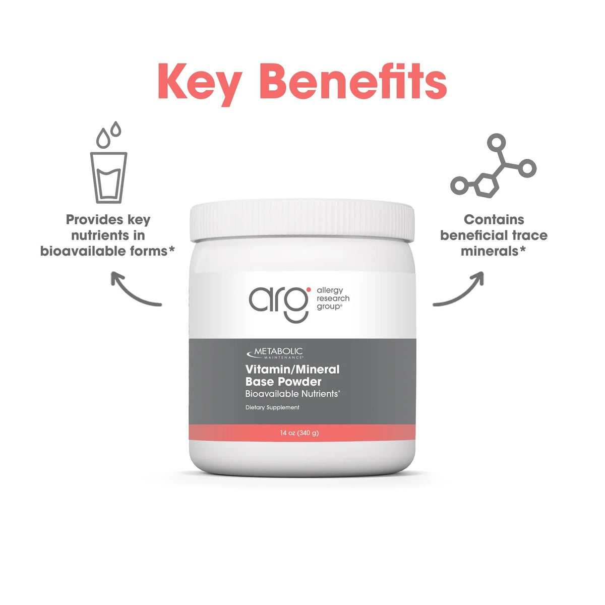 Metabolic Maintenance Vitamin Mineral Base Powder - 11 oz - image 4