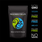 Prescribed For Life Beta Glucan Powder, Vegan Beta Glucans 1,3, 1,6