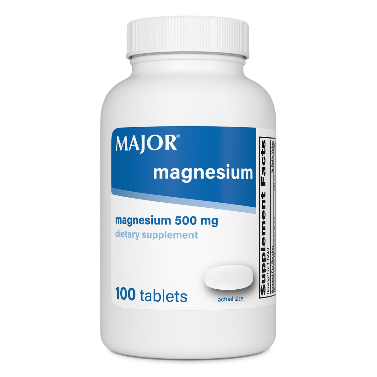 Major Magnesium 500mg - Magnesium Oxide Tablets - Dietary Supplement