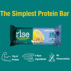 Rise Bar Protein Lemon Cashew - 12 Count - image 6