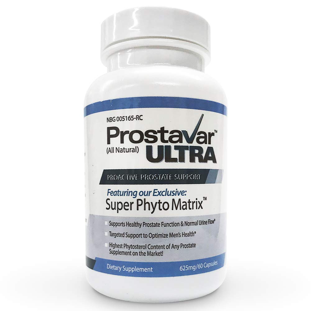 Prostavar Ultra Prostate Support 625mg Beta-Sitosterol - 60 Capsules