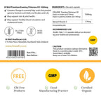 Hi Well Organic Evening Primrose Oil 1000mg - 200 Softgels (Pack of 3) - image 5