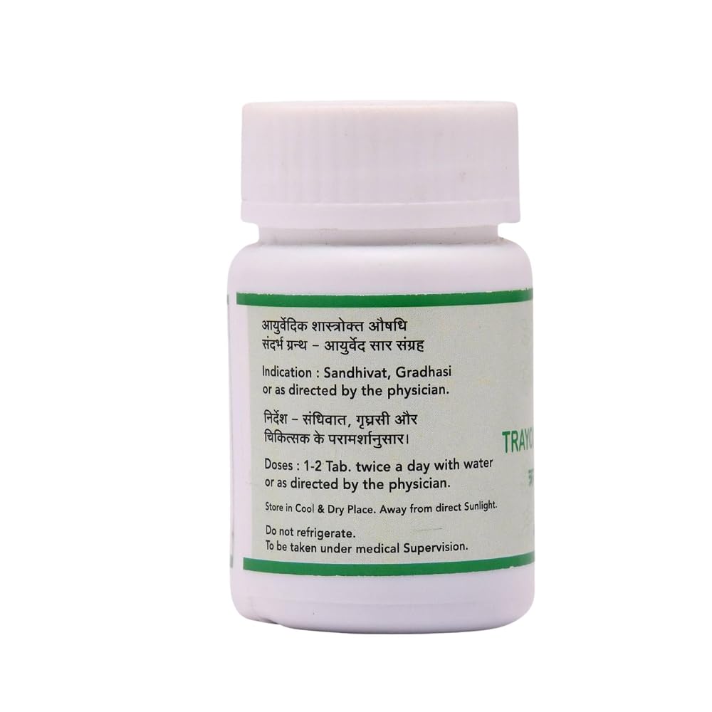 SN Herbals Trayodashang Guggulu Ayurvedic Herbal Tablets - 50 Tablets - image 2