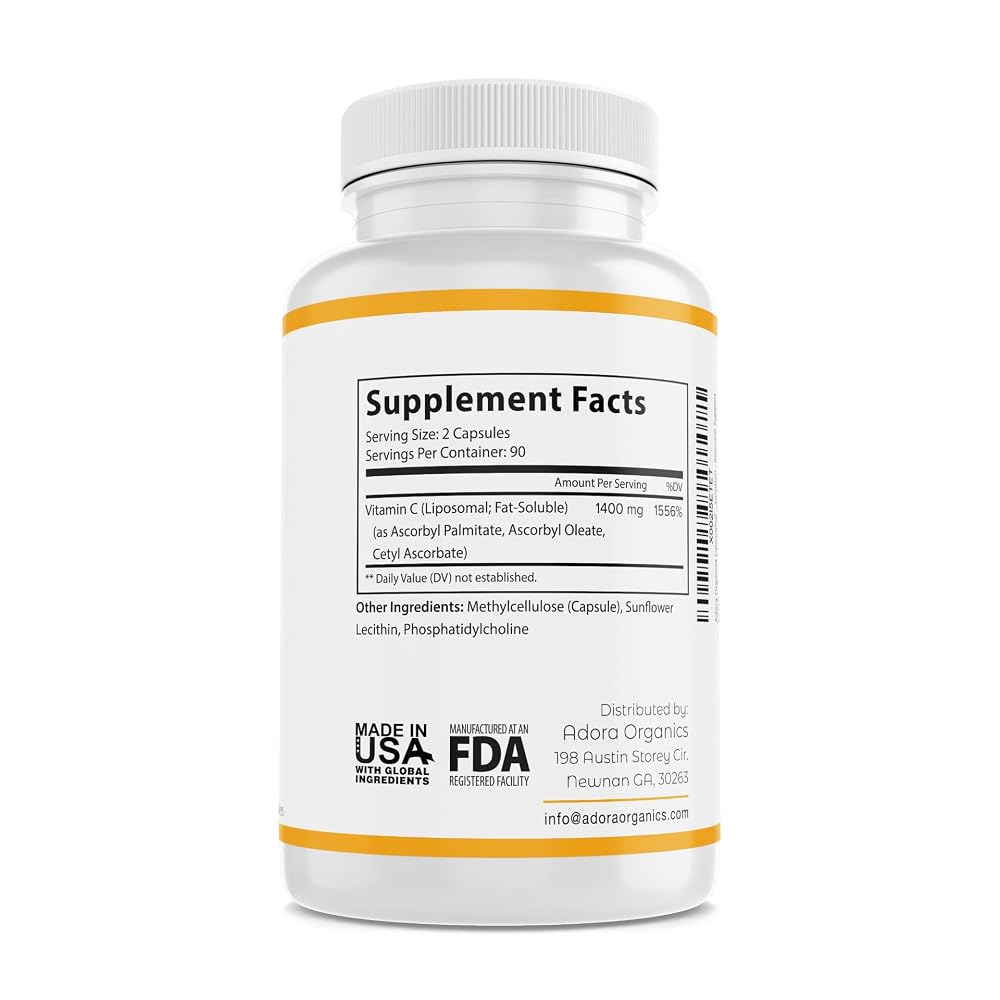 Biodora Liposomal Vitamin C Immune Support - 180 Capsules - image 2