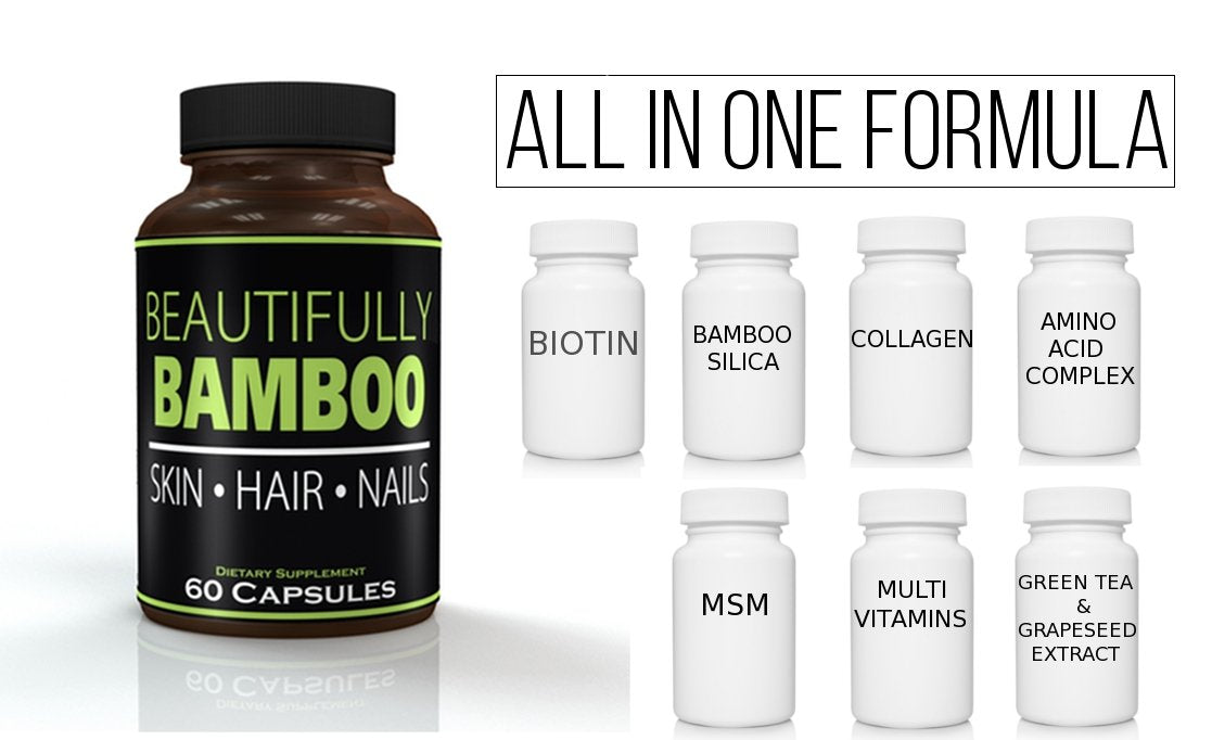 Beautifully Bamboo Ultra Vitamin for Skin, Hair & Nails - 60 Capsules - image 4