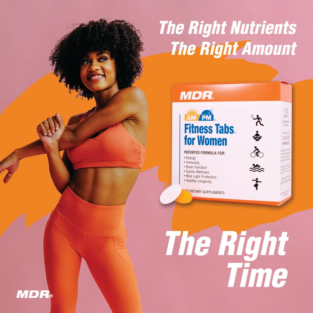 MDR Fitness Tabs AM/PM Multivitamin for Women - 120 Tablets - image 4