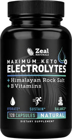 Zeal Naturals Keto Electrolyte Capsules - 120 Capsules