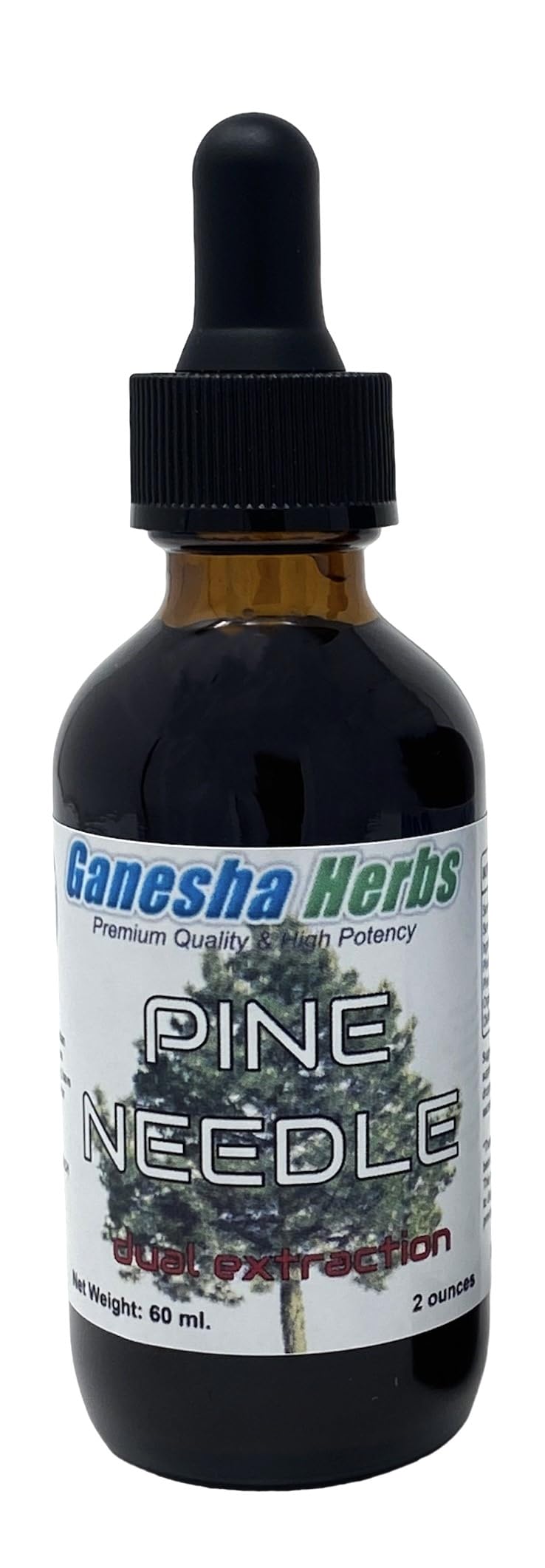 Ganesha Herbs Pine Needle Liquid Tincture Immune Support - 2 Oz