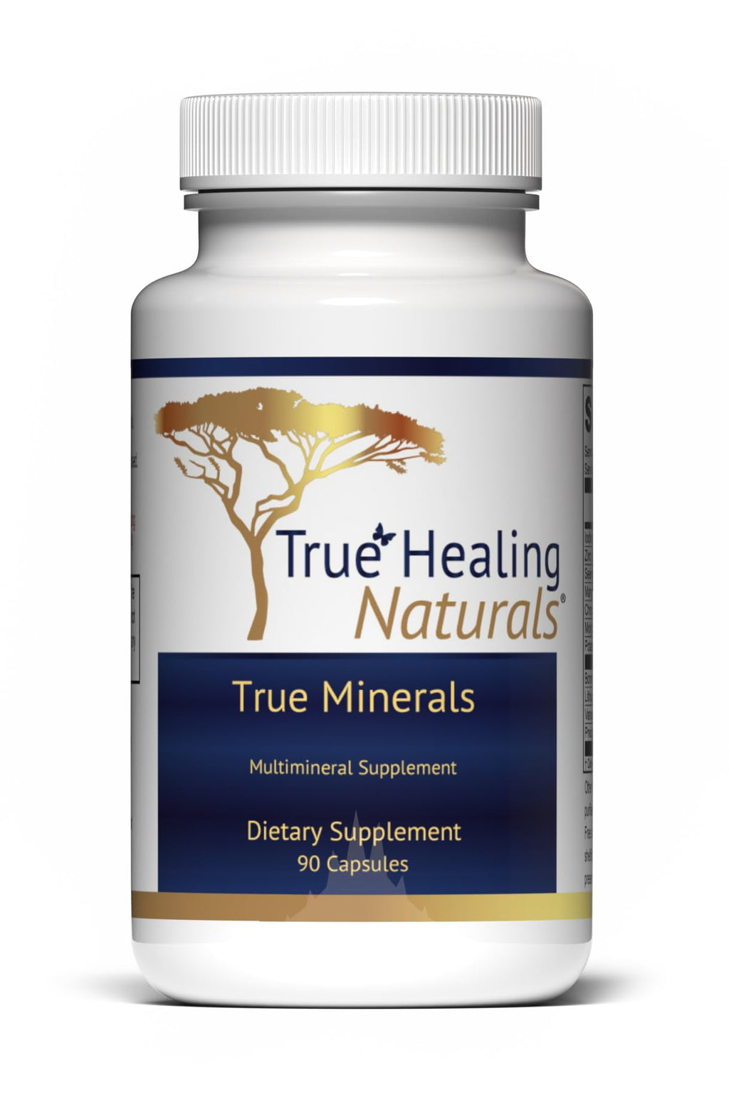 True Healing Naturals True Minerals Supplement - 90 Vegetarian Capsules