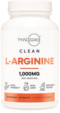 Type Zero L-Arginine 1,000 mg - 90 Tablets