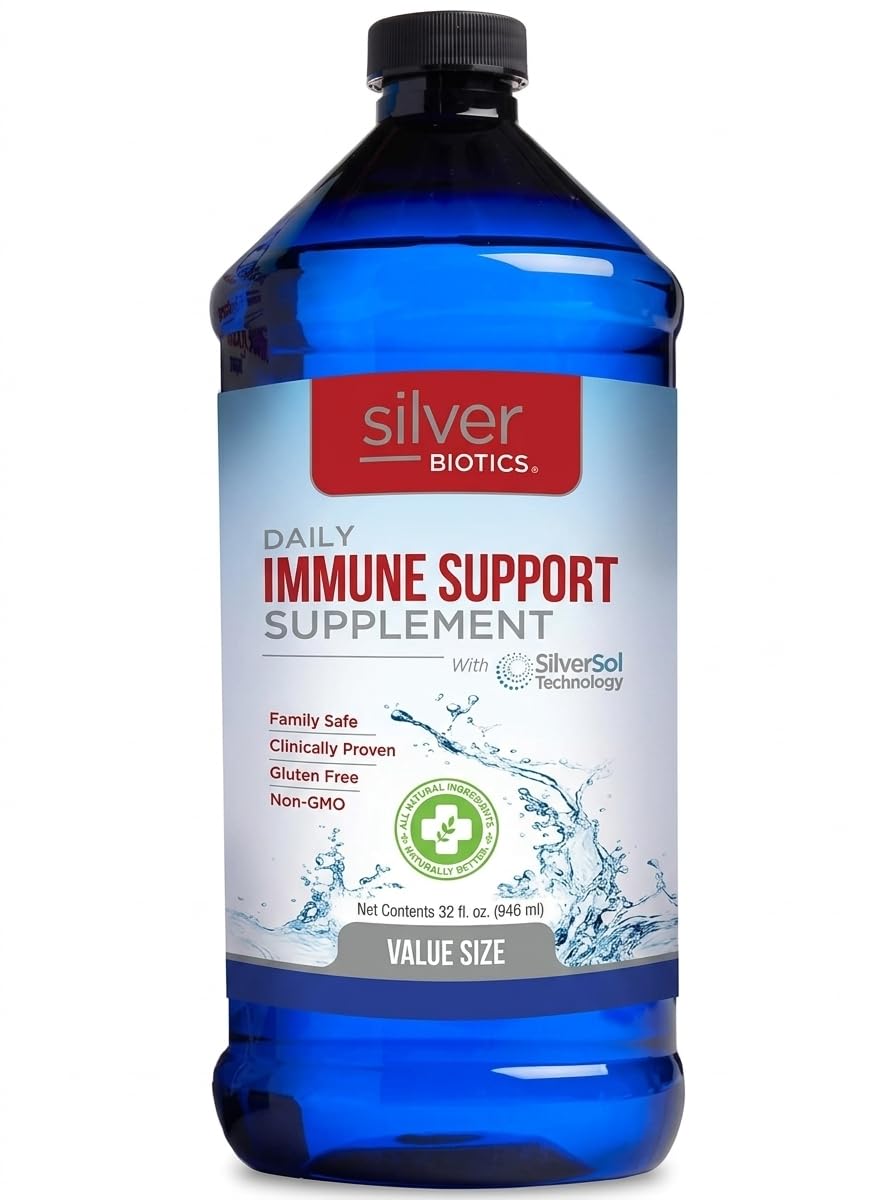 American Biotech Labs Silver Biotics 10 PPM Immune Support - 32 Fl Oz