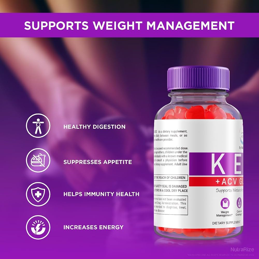 NutraRize Vyto Keto ACV Gummies Weight Loss Support - 60 Gummies - image 7
